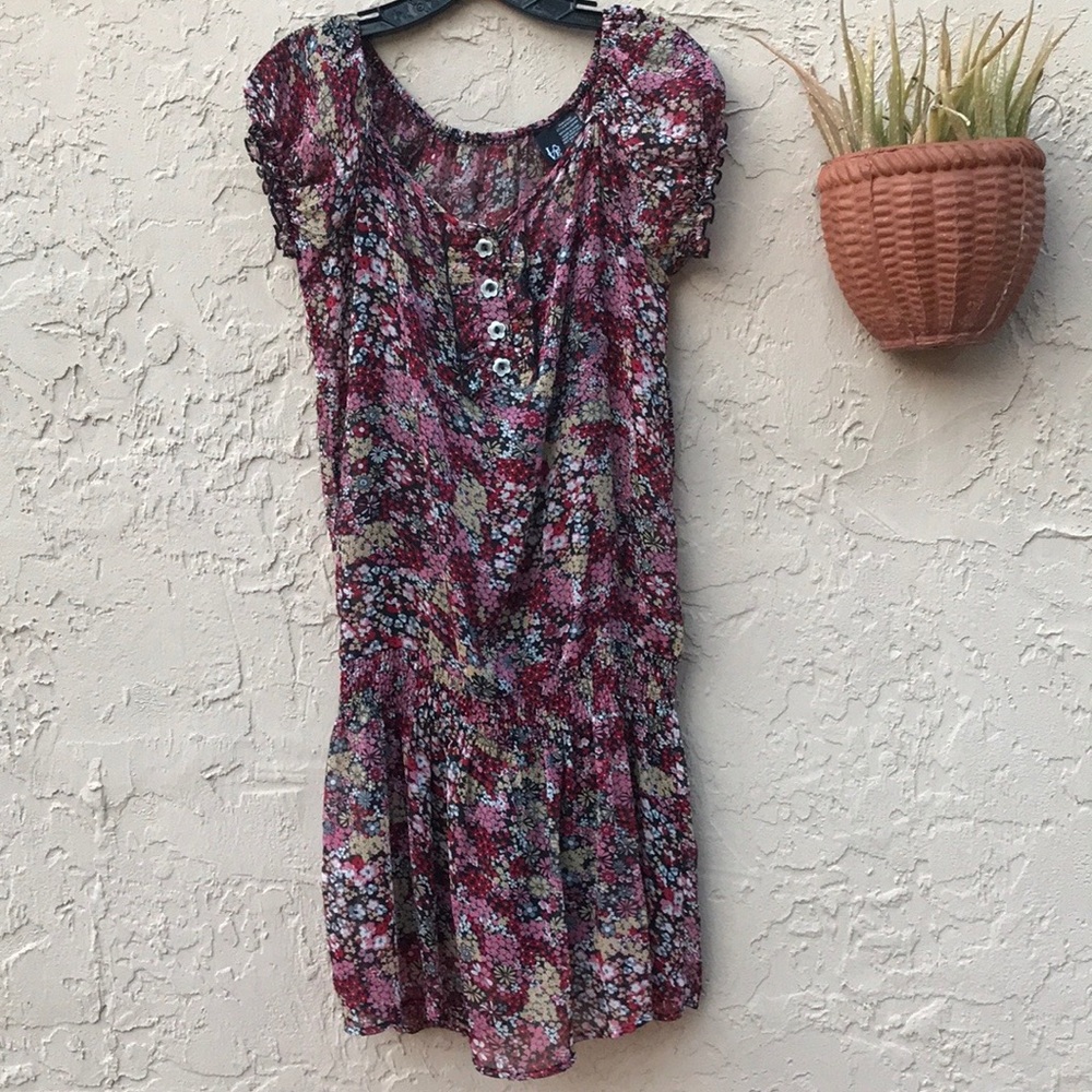 DONATED Love Tease Floral Mini Dress
